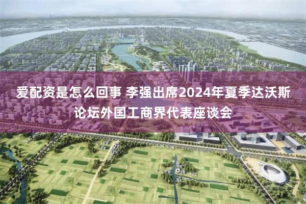 爱配资是怎么回事 李强出席2024年夏季达沃斯论坛外国工商界代表座谈会